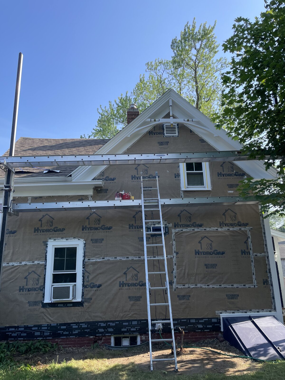 Exterior siding - Before