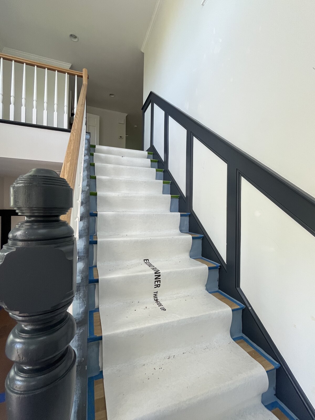 Staircase painting - Before